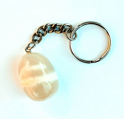 Birth Stone Keyring - Cancer - Moonstone